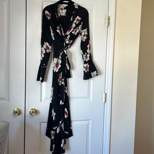 Equipment Silk Wrap Dress